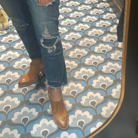 Freebird by Steven Steel Distressed Booties in Tan Size 8 - Picture 13 of 15